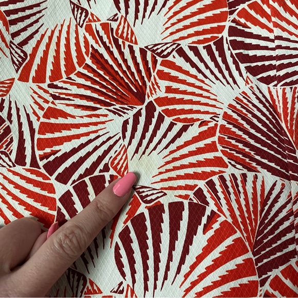 Tommy Bahama Shell We Dance Silk Tropical Camp Shirt Red Large - Picture 12 of 12